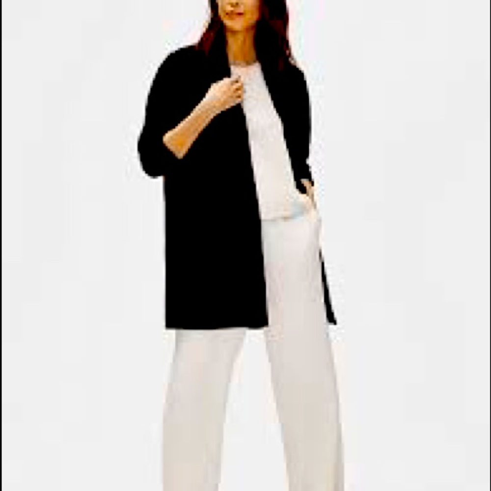 Eileen Fisher Organic Cotton Tencel Stretch Jacket